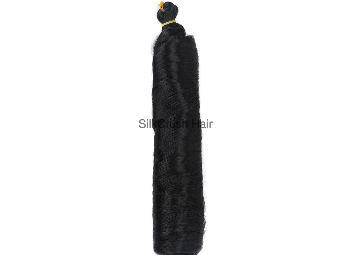 French Curl Braiding Hair - Ebony (1B)